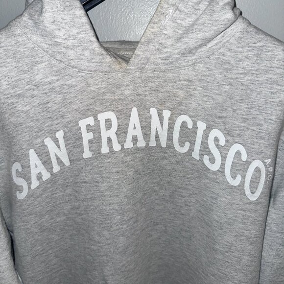 A.P.C. San Francisco sweatshirt - designer hoodie. Men's Medium - Grey - Picture 2 of 5